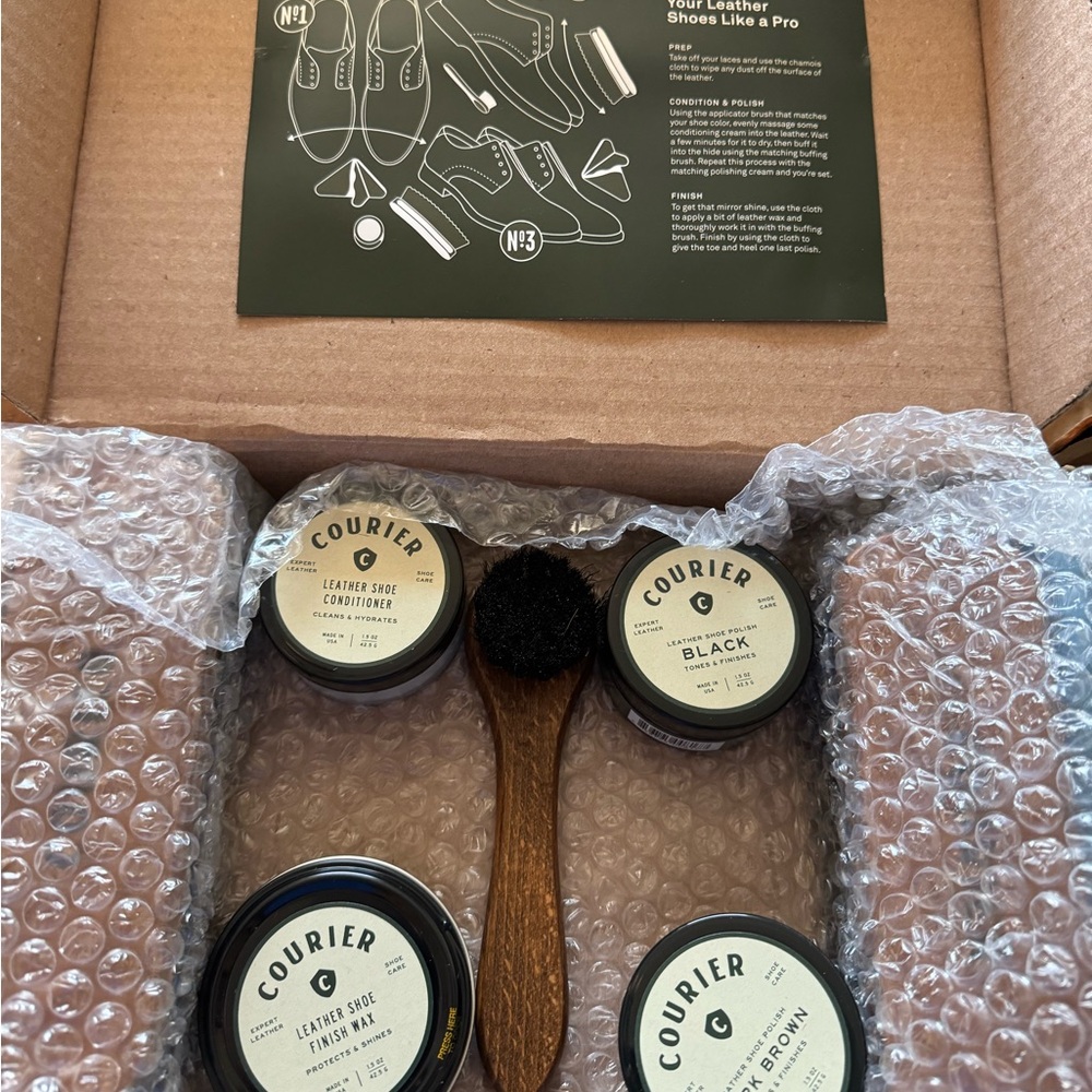 Leather show shinning kit